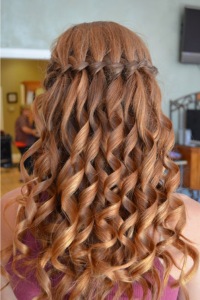 Cute Crown with Curls Hairstyle